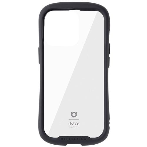 HAMEE 41-933169 iPhone 13 Pro専用 iFace Reflection強化ガラスクリアケース ブラック iFace