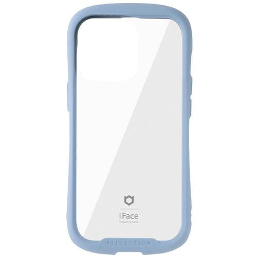 HAMEE　41-933220　iPhone　13　Pro専用　iFace　Reflection強化ガラスクリアケース　ペールブルー　iFace