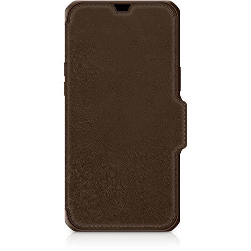 ITSKINS AP2X-HYBRF-BNRL 2021 iPhone 6.1-inch Pro  ケース Hybrid Folio Leather   Brown ブラウン