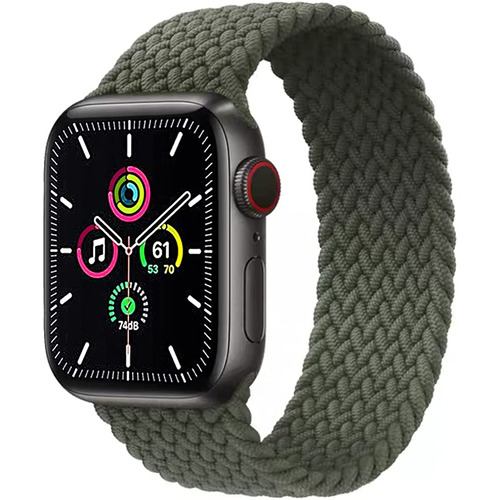 ロイヤルモンスター RM3800GR Apple Watch用編み込み伸縮バンド Sサイズ グリーン