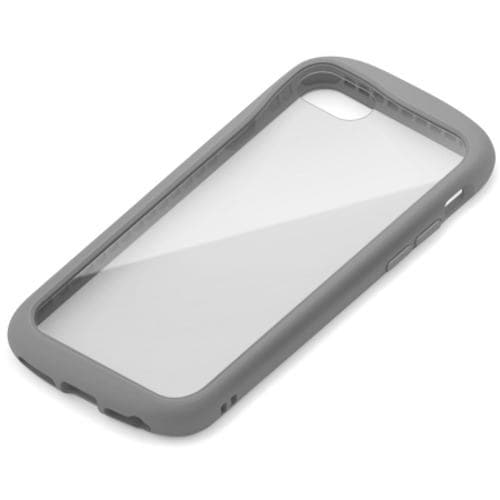 PGA PG-22MGT02GY 2022年 iPhone 4.7inch用 ガラスタフケース Premium Style グレー