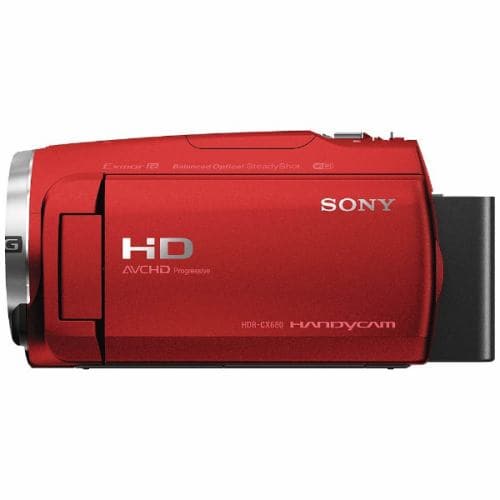 ソニー ビデオカメラ Handycam HDR-CX680 レッド