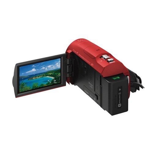 ソニー HDR-CX680-R デジタルHDビデオカメラレコーダー レッド ビデオ ...