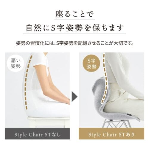 Style Chair ST スタイルチェア エスティー グレー Style 健康 Chair ...