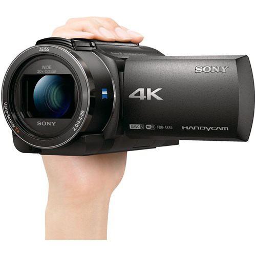ビデオカメラ　ソニー　ビデオ　カメラ　4K　FDR-AX45-B　「Handycam（ハンディカム）」　デジタル4Kビデオカメラレコーダー　ブラック　 ビデオカメラ　4K | ヤマダウェブコム