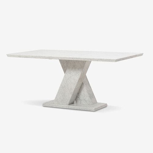 大塚家具 ダイニングテーブル 「IM8250」天然石 ホワイトカラーラ 180cm