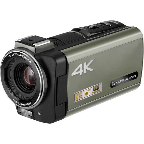 慶洋エンジニアリング AN-S101 4Kコンパクトビデオカメラ ブラック