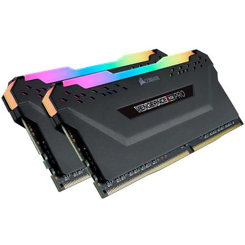 CORSAIR コルセア CMW32GX4M2E3200C16 DDR4 SDRAM 16GB×2枚組 DDR4-3200 VENGEANCE RGB PRO ブラック