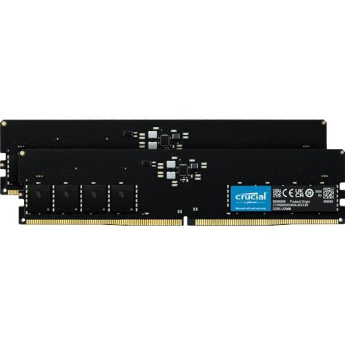 【台数限定】Crucial クルーシャル CT2K32G48C40U5 DDR5 SDRAM 32GB×2枚組 DDR5-4800 Crucial DDR5シリーズ