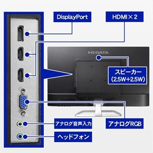 アイ・オー・データ機器 LCD-DF321XDB-A 液晶ディスプレイ DisplayPort 
