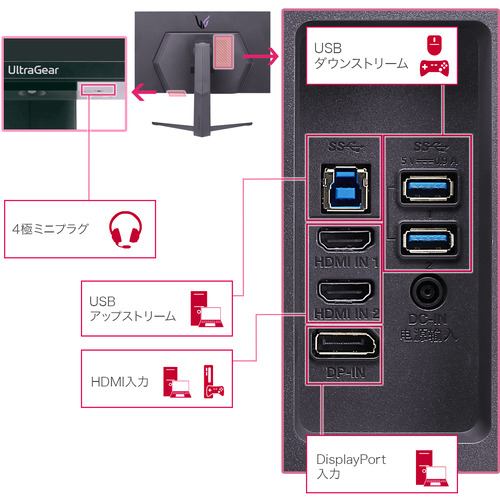 【美品】LG UltraGear 32GQ850 ゲーミングモニター 240hz