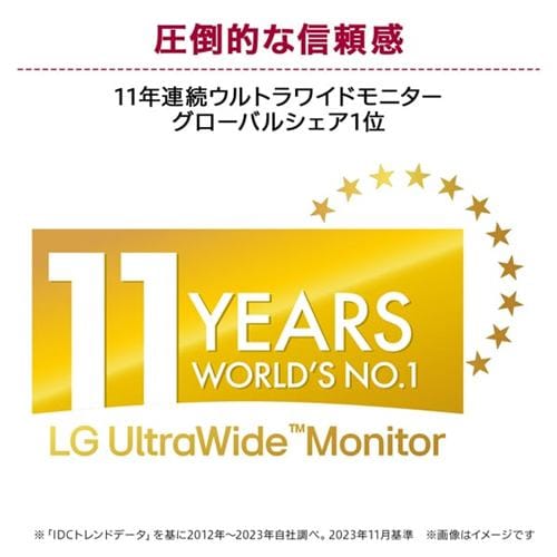 LGエレクトロニクス 49WQ95C-W 49型 LG UltraWide 5120×1440