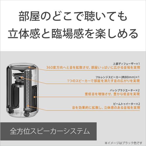 ソニー SRS-RA3000BM ワイヤレススピーカー ブラック | ヤマダウェブコム