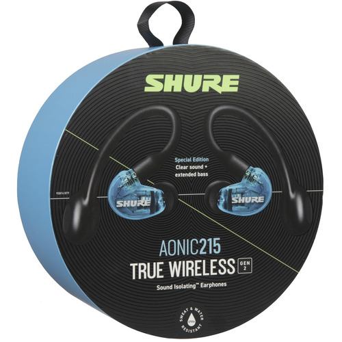 SHURE SE21DYBL+TW2-A AONIC215完全ワイヤレス高遮音性イヤホン(第2世代) ブルー