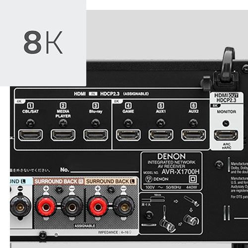 DENON AVR XHK 7.2 ch AVサラウンドレシーバー Denon 8K対応AV