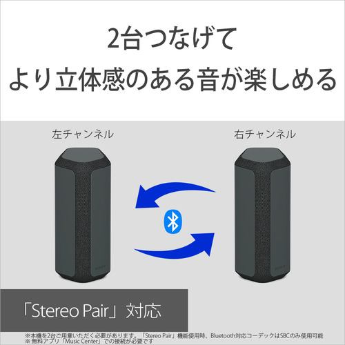 【推奨品】ソニー SRS-XE300 BC ワイヤレスポータブルスピーカー ブラック