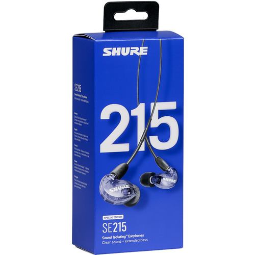 SHURE SE215SPE-PL-A 高遮音性イヤホン インナータイプ パープル