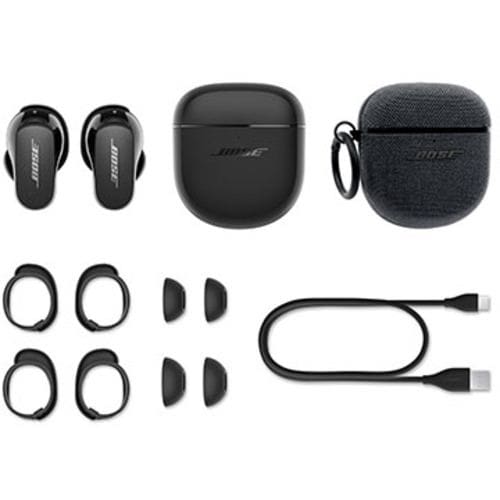 Bose QuietComfort Earbuds II Bundle with Fabric Case Cover Triple