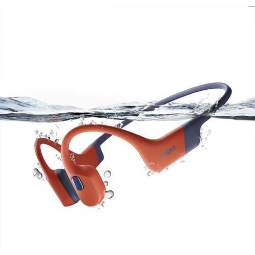 Shokz SKZ-EP-000029 OpenSwim Pro ワイヤレス骨伝導イヤホン Bluetooth・防水防塵対応 レッド
