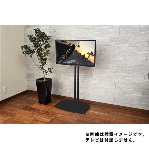 【推奨品】YAMADASELECT(ヤマダセレクト) YTFSF2443H1K ヤマダオリジナル小型TVスタンド ブラック