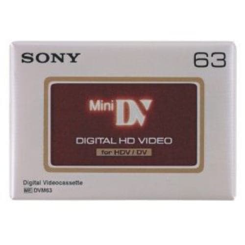 ソニー DVM63HD 63分MiniDVカセット MiniDVテープ