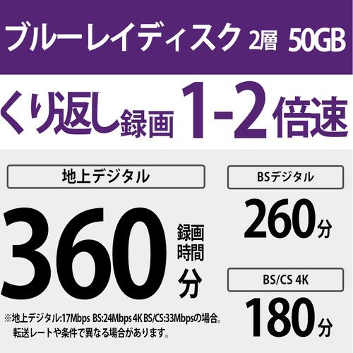 【推奨品】ソニー 11BNE2VPPS2 BD-RE ビデオ用ブルーレイディスク くり返し録画用 50GB 2倍速 11枚入