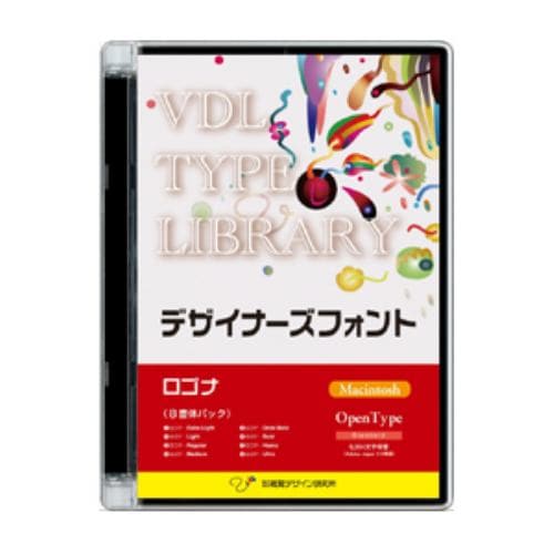 視覚デザイン研究所 VDLTYPELIBRARY デザイナーズフォント Macintosh Open Type ロゴナ 32500