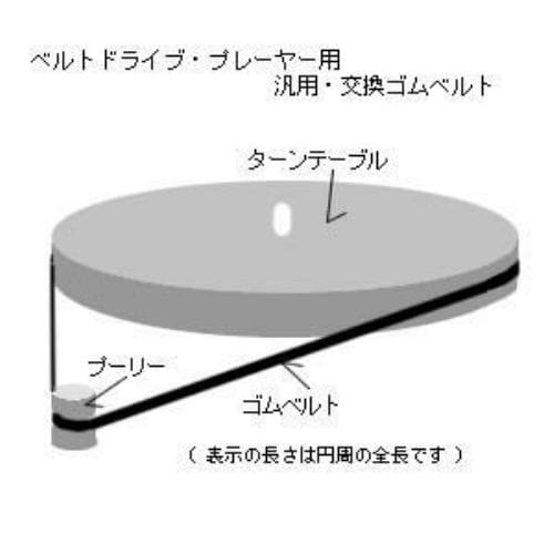 ナガオカ B-27 交換用ベルト 540mm