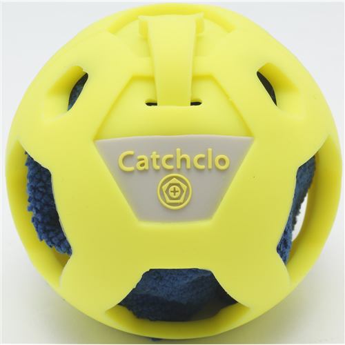日悌　Catchclo(キャッチクロー)　ゴルフラウンド用ボール拭きタオル　イエロー