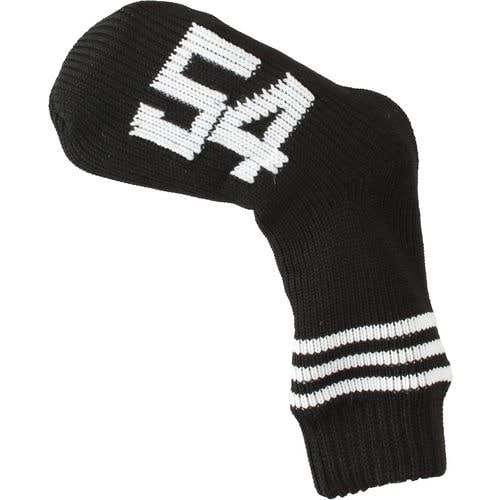 メガゴルフ ソックス ニットウェッジカバー アイアンカバー Socks Knit Iron Cover 54°用 ブラック(ライン)