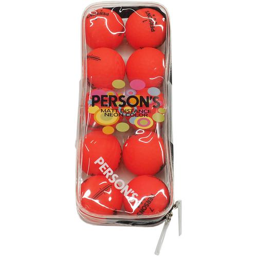 パーソンズ PERSON’S マッドディスタンス ソフト ネオンカラーボール 10球入 レッド