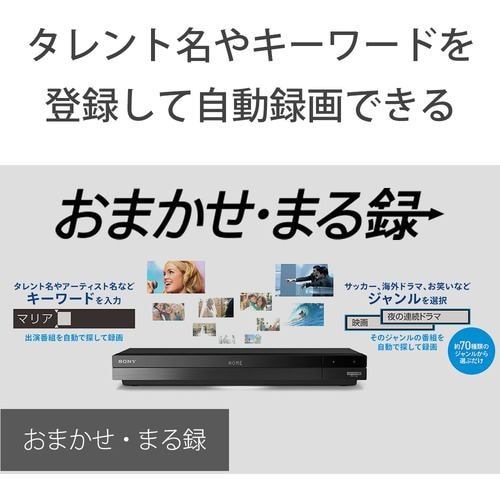 ソニー BDZ-FBT2100 4Kブルーレイレコーダー 2TB | ヤマダウェブコム