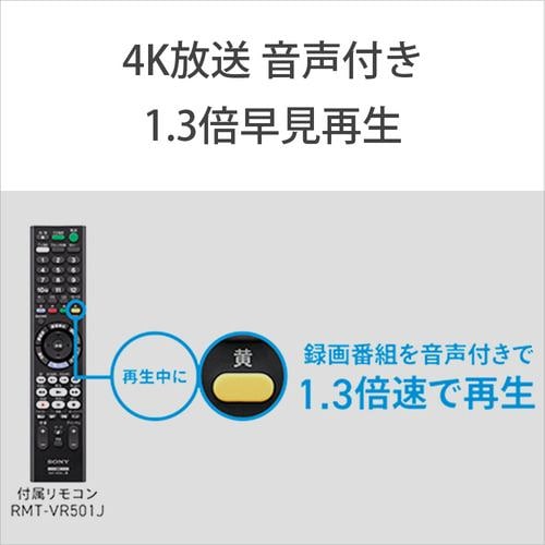 ソニー BDZ-FBT4100 4Kブルーレイレコーダー 4TB | ヤマダウェブコム