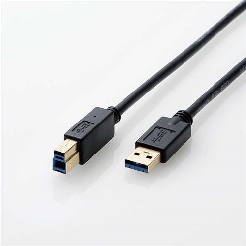 エレコム DH-AB3N05BK USB3.0ケーブル 0.5m ブラック