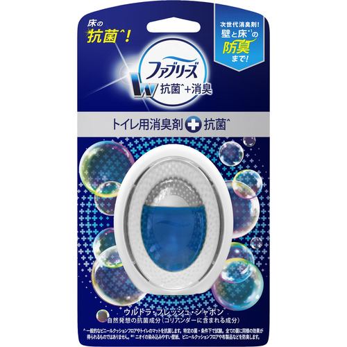 P&Gジャパン ファブリーズW消臭 トイレ用消臭剤+抗菌 ウルトラ・フレッシュ・シャボン 6ML