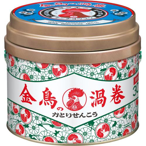 大日本除虫菊 金鳥の渦巻 V 30巻 (缶)