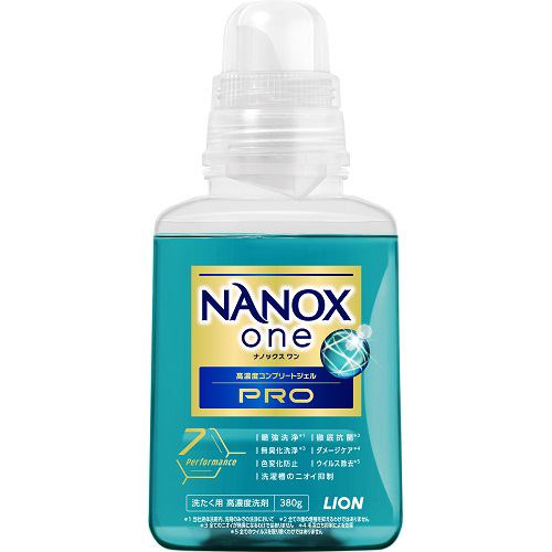 ライオン NANOX one PRO 衣類用液体洗剤 380g