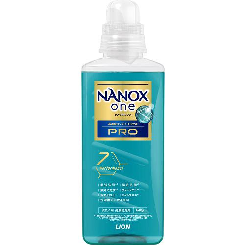ライオン NANOX one PRO 大 衣類用液体洗剤 640g