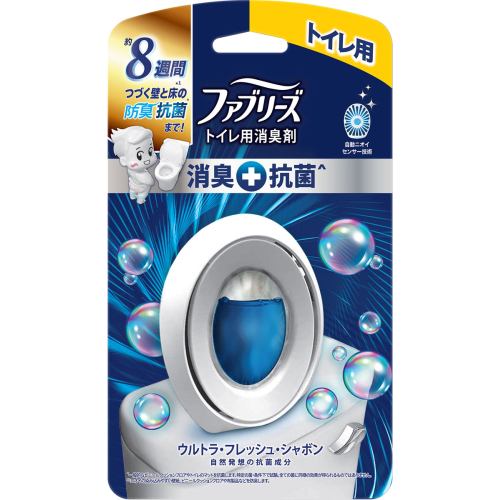 P＆Gジャパン ファブリーズW消臭 トイレ用消臭剤＋抗菌 ウルトラ・フレッシュ・シャボン 6．3ML