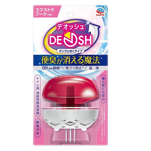 アース製薬 デオッシュ DEOSH タンクにおくタイプ エクストラブーケの香り トイレ用洗剤 65ml