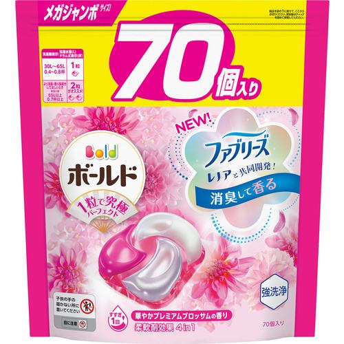 P&Gジャパン ボールドジェルボール４Ｄ 華やかプレミアムブロッサムの香り つめかえ用 メガジャンボサイズ ７０個