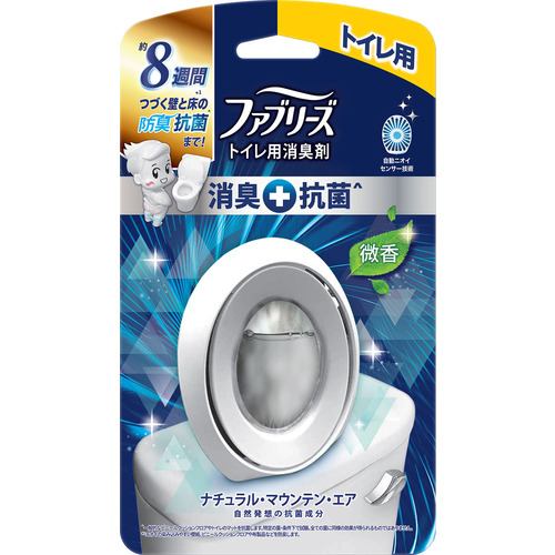 P&Gジャパン ファブリーズＷ消臭 トイレ用消臭剤＋抗菌 ナチュラル・マウンテン・エア ６．３ＭＬ