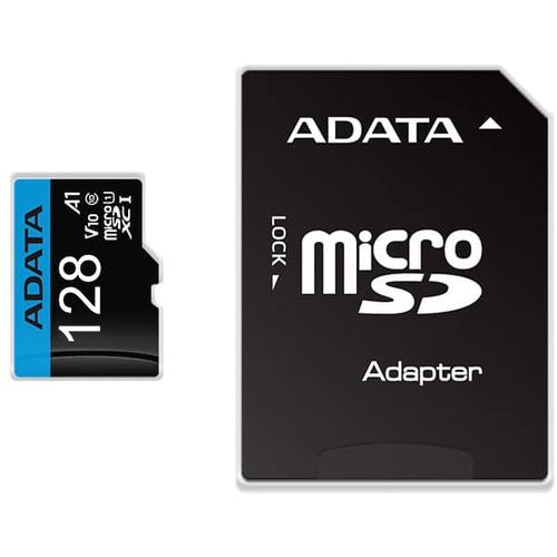 ADATA AUSDX128GUICL10A1-RA1 microSDXCカード Premier 128GB Class10 UHS-I A1 V10