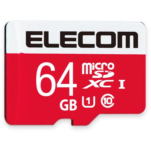 エレコム GM-MFMS064G microSDXCカード UHS-I U1 Class10 64G GMMFMS064G