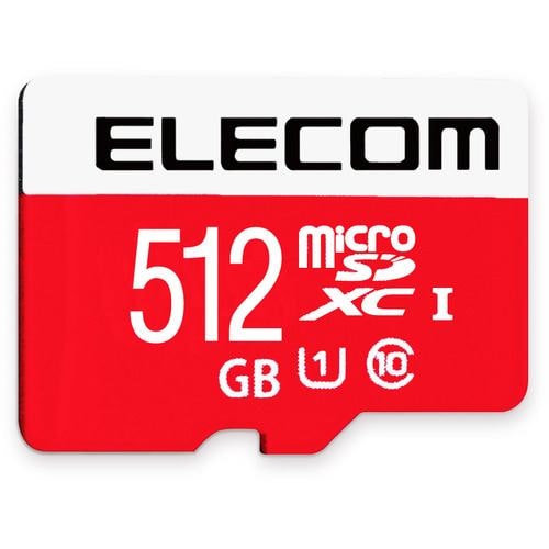 エレコム GM-MFMS512G microSDXCカード UHS-I U1 Class10 512GB GMMFMS512G