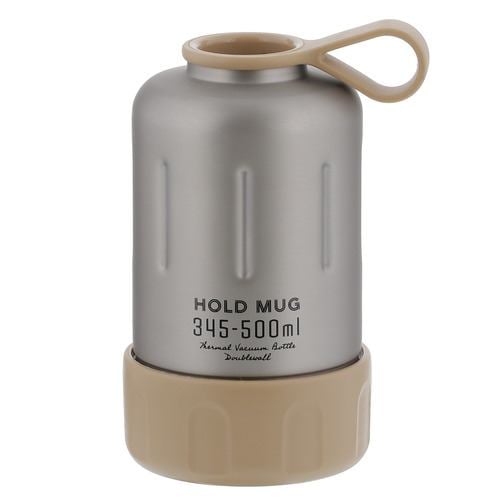 【在庫限り】ベストコ HOLD MUG ステンレスペットボトルホルダー345～500ML用 ステンレス NQ0001