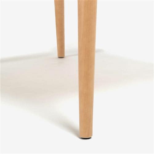 大塚家具 ダイニングテーブル「ユノ3」幅135cm レッドオーク材ホワイト