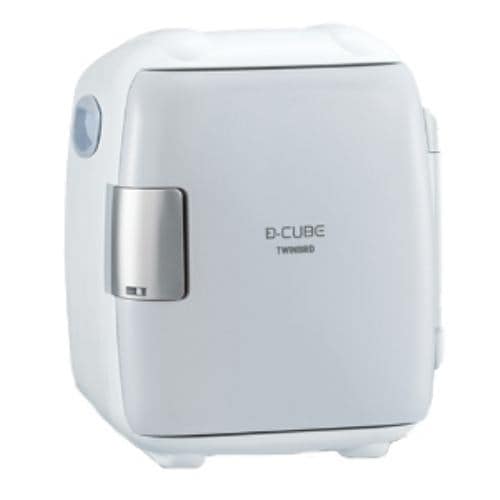 ツインバード HR-DB06GY 5.5L 2電源式コンパクト電子保冷保温ボックス「D-CUBE S」 グレー