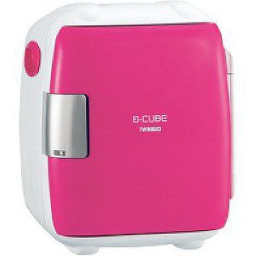 ツインバード HR-DB06P 5.5L 2電源式コンパクト電子保冷保温ボックス「D-CUBE S」 ピンク