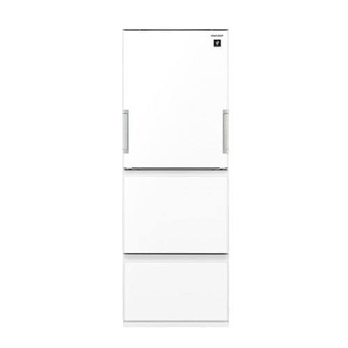 シャープ SJ-GW36E-W 3ドア冷蔵庫(356L・どっちもドア) ピュアホワイト 